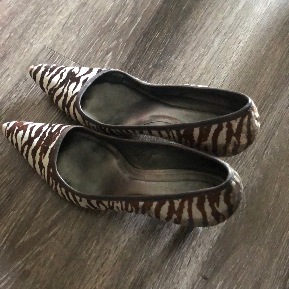 Ann Taylor Zebra Print Heels